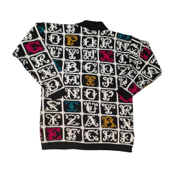 Vintage 80's Glamour Knit Sweater Size M - Picture 2 of 6